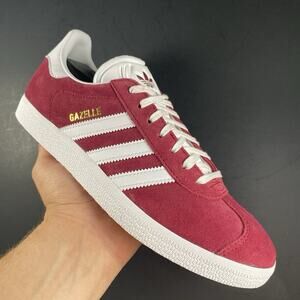 Mens Size 11.5 - adidas Gazelle "Collegiate Burgundy" Casual Shoes - B41645